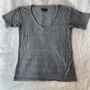 Isabel Marant Grey V-Neck Dolman Sleeve T-Shirt